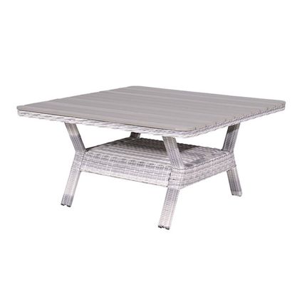 Nova table de salon de jardin 1+F439:F239626.5x126.5 cm Gris clair