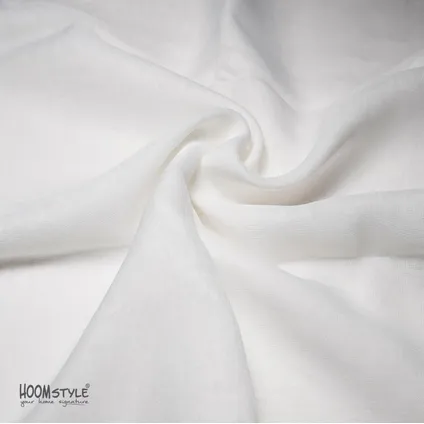 Rideau voilage transparent avec ruban plissé - 140x270cm - Blanc - HOOMstyle 9