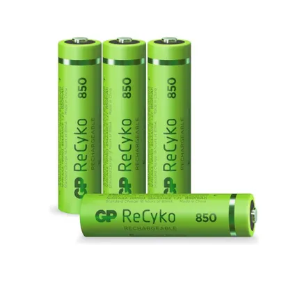 Piles rechargeables AAA ReCyko (850mAh) - 4 pièces