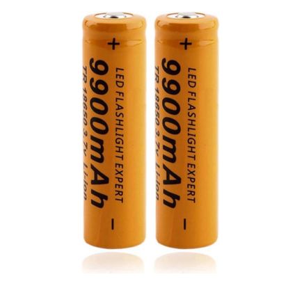 Batteries rechargeables LI-IOn 18650 3,7V / 9900mAh - 2 pièces
