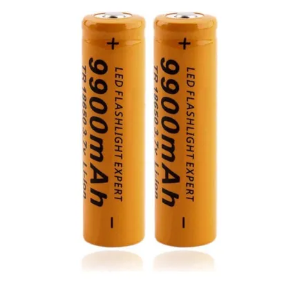 Batteries rechargeables LI-IOn 18650 3,7V / 9900mAh - 2 pièces 2