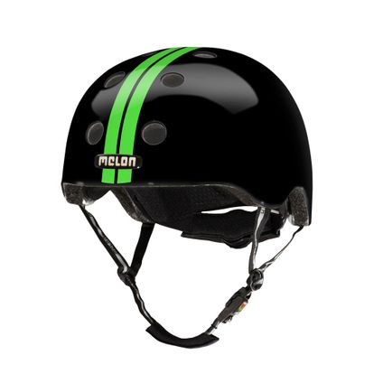 casque de vélo Urban Active noir/vert taille 46-52 cm