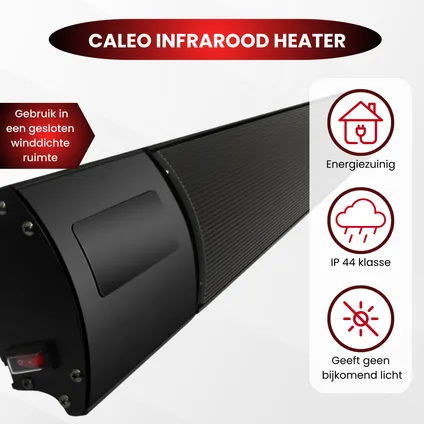 Quality Heating Infrarood terrasheater Caleo Wifi met afstandsbediening 3