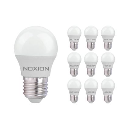 Voordeelpak 10x Noxion Lucent Classic LED E27 Kogel Mat 2.5W 250lm - 827 Zeer Warm Wit | Vervangt
