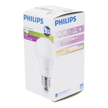 Philips Corepro LEDbulb E27 Peer Mat 13.5W 1521lm - 827 Zeer Warm Wit | Vervangt 100W 4