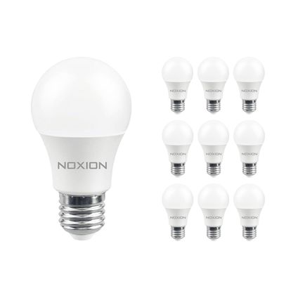 Voordeelpak 10x Noxion Lucent LED Klassiek 4.9W 827 A60 E27 | Zeer Warm Wit - Vervangt 40W