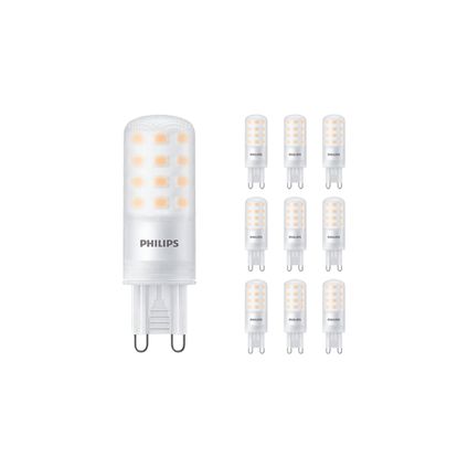Voordeelpak 10x Philips CorePro LEDcapsule G9 4W 827 480lm | Dimbaar - Zeer Warm Wit - Vervangt 40W