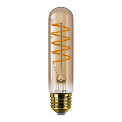 Philips MASTER Value LEDbulb E27 Tubular Filament Goud 4W 250lm – 818 Zeer Warm Wit | Beste