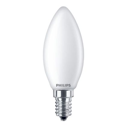 Philips Corepro LEDcandle E14 Mat 4.3W 470lm - 827 Zeer Warm Wit | Vervangt 40W