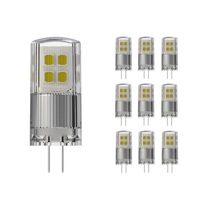 Voordeelpak 10x Noxion Bolt LED Capsule G4 2W 200lm - 827 Zeer Warm Wit | Dimbaar - Vervangt 20W