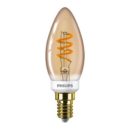 Philips MASTER Value LEDcandle E14 Vintage Filament Goud 2.5W 136lm – 918 | Beste Kleurweergave -