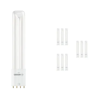 Voordeelpak 10x Ledvance Dulux PL-L / Dulux-L LED LED 8W - 830 Warm Wit | Vervangt 18W 2