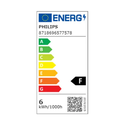 Philips Corepro LEDbulb E27 Peer Mat 5.5W 470lm - 827 Zeer Warm Wit | Vervangt 40W 3