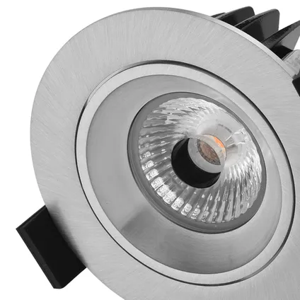 Noxion LED Spot Diamond Kantelbaar Aluminium 6W 400lm 36D - 927 Zeer Warm Wit | Zaagmaat 83mm - IP44 3