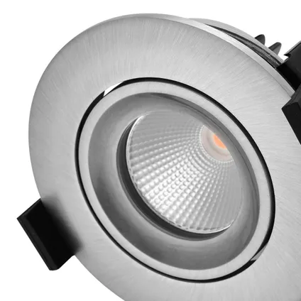 Noxion LED Spot Aqua Kantelbaar Vuurvast Aluminium 6W 400lm 36D - 927 Zeer Warm Wit | Zaagmaat 92mm 3