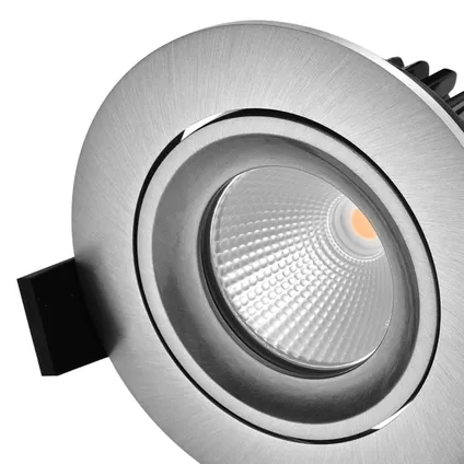 Noxion LED Spot Hydro Vuurvast  Aluminum 8W 585lm - 927 Zeer Warm Wit | Zaagmaat 83mm - IP65 - Beste 3