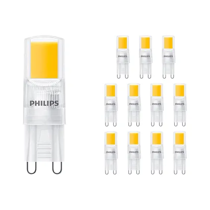 Voordeelpak 12x Philips Corepro LEDCapsule G9 2W 220lm - 827 Zeer Warm Wit | Vervangt 25W 2