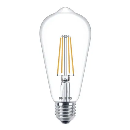 Philips Corepro LEDbulb E27 Edison Filament Helder 7W 806lm - 827 Zeer Warm Wit | Vervangt 60W