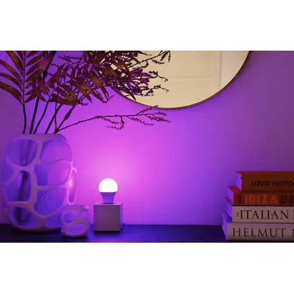 Calex Slimme LED Lamp - E27 - Wifi Lichtbron - RGB en Warm Wit - 9.4W 5