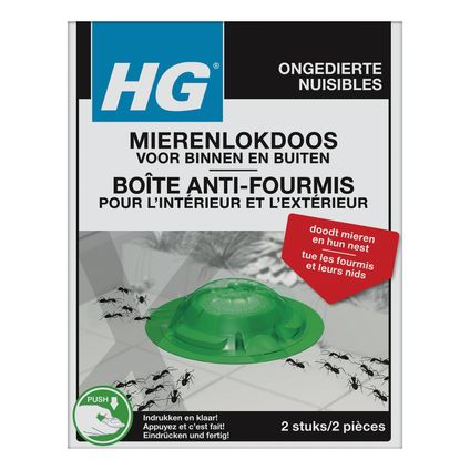 HG mierenlokdoos voor binnen en buiten - 2 stuks