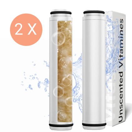 VITASENSE Waterfilters 2 stuks - Geurloze douchefilters voor Vitasense douchekop