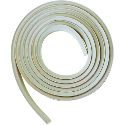Maclean Tochtband D-profiel - EPDM-Rubber - Wit - Zelfklevend - Deuren en Ramen - Kieren 2-6mm - 7,5m 3