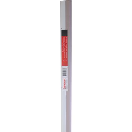 Maclean Tochtstrip - Opbouw - PVC - Wit-Grijs - Deuren en Ramen - Kieren tot 7mm - 2,3m