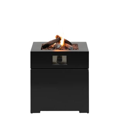 Cosibrixx 60 anthracite - table de cheminée à gaz - la table de cheminée la plus compacte