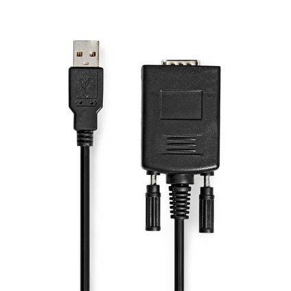 Nedis RS232-Converter | USB-A Male | RS232 | Vernikkeld | 0.90 m | Rond