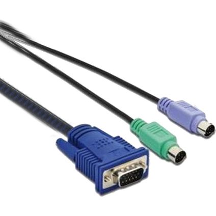 Sweex KVM Cable 3M toetsenbord-video-muis (kvm) kabel