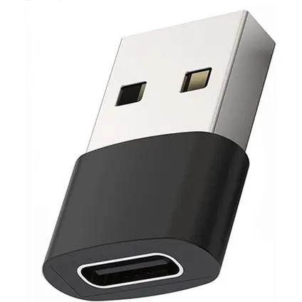 USB A naar USB C Adapter - OTG-USBC1 - Zwart 2
