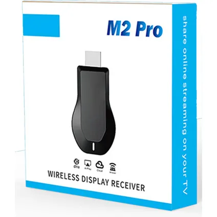 Mirascreen Draadloze HDMI-displayontvanger - Wi-Fi - M2 Pro 2