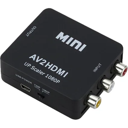 Convertisseur HDMI vers Péritel et RCA noir