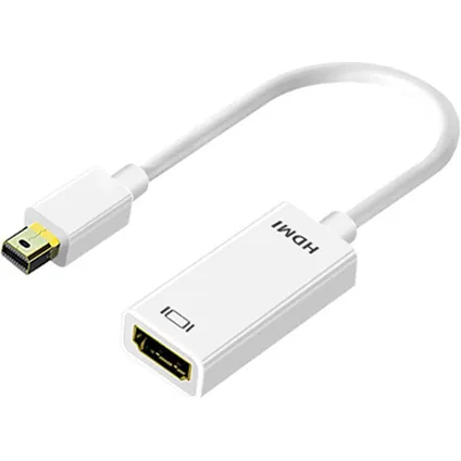 Adaptateur Mini DisplayPort vers HDMI 1080P - 0,25m - Blanc 2