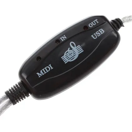 USB to MIDI Adapter - 2m 2