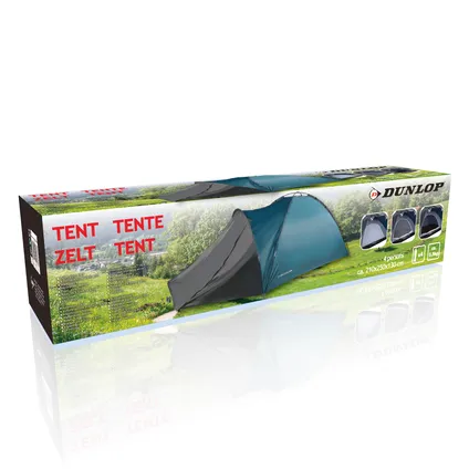 Dunlop 4-Persoons Koepeltent 210 x 250 x 130 CM 6
