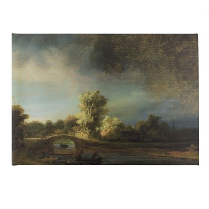 Rembrandt Stenen Brug - Canvas - 70x100 cm