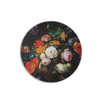 Toile Imprimée Ronde Fleurs Rijksmuseum 70 x 70cm Multicolore
