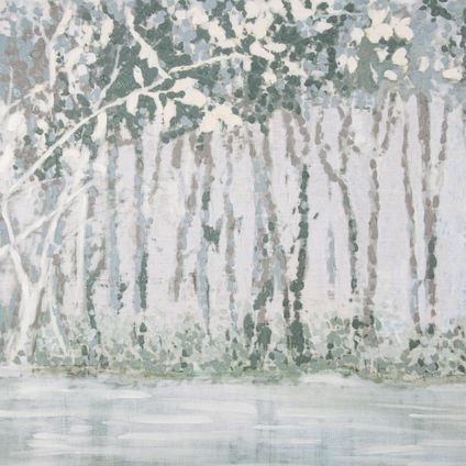 Laura Ashley Canvas met handgeschilderde details | Woodland Walk | 55x90 cm