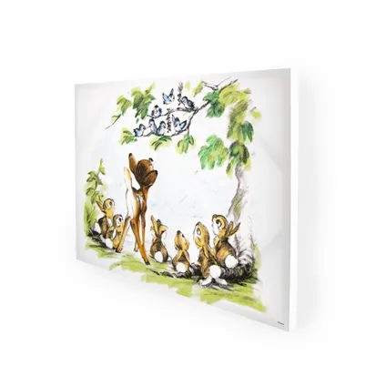 Toile imprimée Disney Bambi & Compagnie 70 x 50cm Multicolore 3
