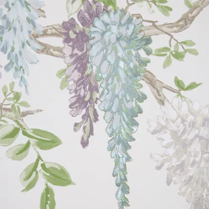 Laura Ashley Canvas set van 3 met borduurwerk accenten | Wisteria Garden | 60x90 cm 3