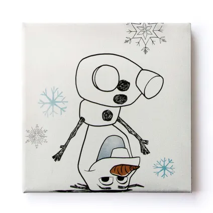 Frozen | Happy Olaf - Canvas Set van 3 - 3x 30x30 cm 3