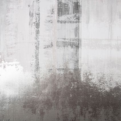 Laura Ashley Canvas met zilver metallic accenten | Abstract | 70x100 cm