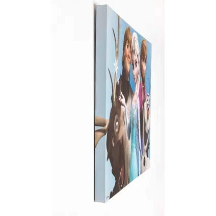 Toile imprimée Portrait de Groupe La Reine des neiges 70 x 50cm Multicolore 3