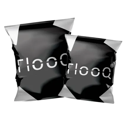 FLOOQ Premium Chair Leg Caps Felt 16mm - Protection du sol - 16 pièces - Noir - Rond 3