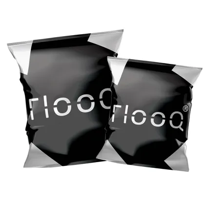 FLOOQ Protecteur de sol Roulettes - Sous-verres pour meubles - Antidérapant - Noir - 12 Pieces 5