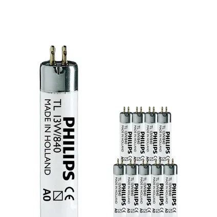 Voordeelpak 10x Philips TL Mini 13W 840 Super 80 (MASTER) | 52cm - Koel Wit 2