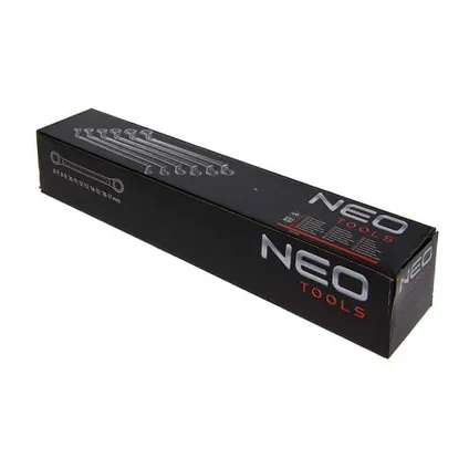 NEO-Tools Ringsleutelset haaks 6-17mm (6-delig) 3