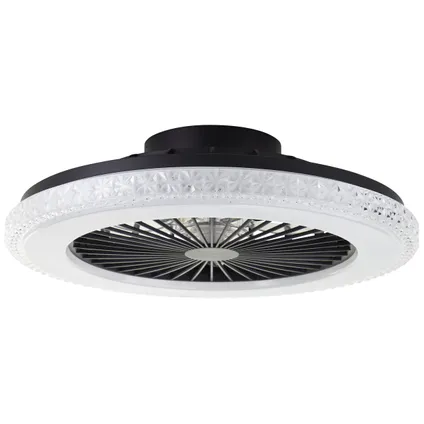 Ventilateur de plafond Brillant Badria noir CCT RGB 40W 4