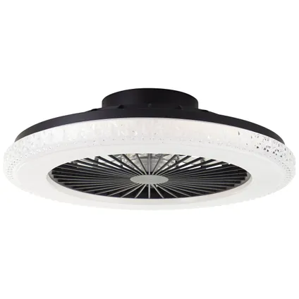 Ventilateur de plafond Brillant Badria noir CCT RGB 40W 5